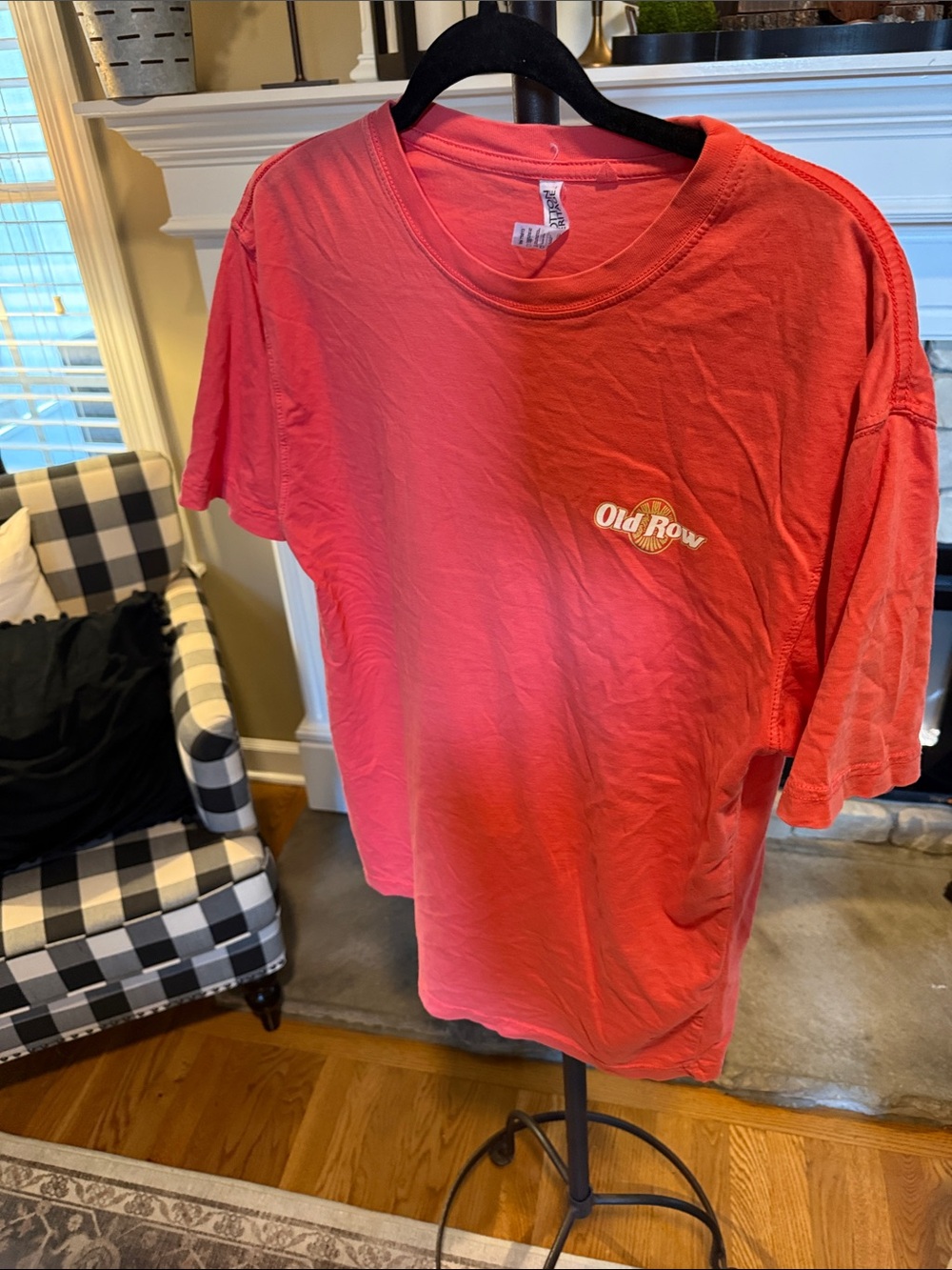 Old Row Classic Short Sleeve Tee in Coral